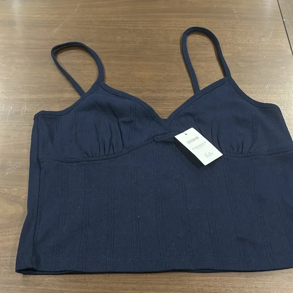 Y2K Cotton On NWT Spaghetti Strap Crop Top - Picture 2 of 4